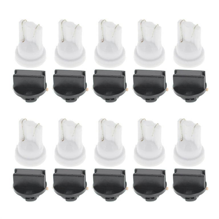10PCS T10 PC194 LED Bulbs Instrument Panel Cluster Dash Lights - Foto 3