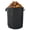 300L 67*84cm, variant on Yard Leaf Bags,Heavy Duty Reusable Collapsible Lawn Garbage Can Portable Self-Standing with Reinforced Handles, Black