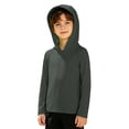 thumbnail image 5 of Bigetiay Sun UPF 50+ Beach Hooded Rash Guard for Boys – Long Sleeve Pullover Sun Shirt with Raglan Sleeves for Kids, Size 6-7 Years, 5 of 6