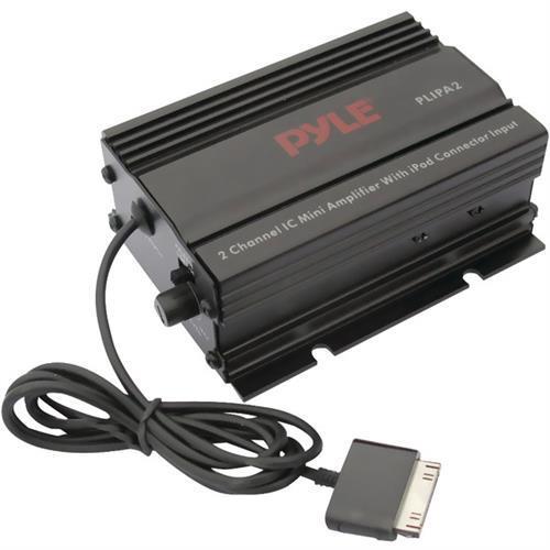 PYLE PLIPA2 2Channel 300Watt Mini Amp with 30Pin iPod(R) Direct