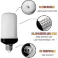 thumbnail image 2 of 4 Pack E27 Flame Light Bulbs 4W Base LED Flame Effect Bulbs 4 Lighting Modes Decorative Indoor Bulbs for Home Garden Party, 2 of 5