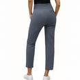 thumbnail image 3 of purcolt Women's Pants 7/8 High Waisted Stretch Ankle Pants Golf Casual Travel Athletic Work Office Business with Pockets, 3 of 8