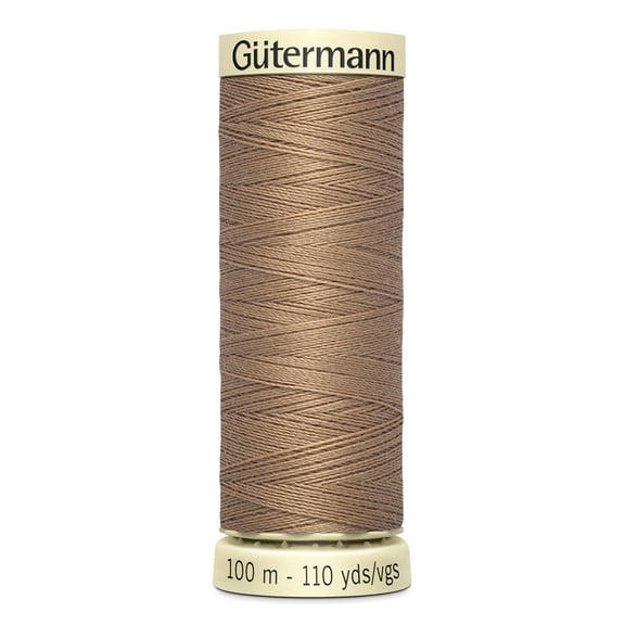 Gutermann 110 Yd Polyester Thread-Tan