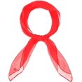 thumbnail image 1 of Mujeres años 50 gasa pura cuello cuadrado cabeza bufandas cabeza decoración cuello decoración para el verano mejor regalo naranja BANYUO Electrónica, 1 of 4