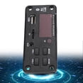 thumbnail image 4 of Qiilu Audio de Voiture Sans Fil BT5.0 MP3 WMA WAV FLAC APE Décodeur Module USB FM Radio, 4 of 8