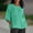 Light Green, variant on Women's Solid Color Crew Neck Short Sleeved Top T Shirt Womens V Neck Shirts Men Soft Long Sleeve Tee Shirts for Women Shirt Pack for Women Summer Sports Women Casual Summer Shirts Loose Work Tops
