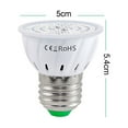 thumbnail image 5 of Hloma E27/E14/B22/GU10/MR16 Grow Light Bulb High Temperature Resistance Easy to Install Super Bright Professional LED Plant Grow Lamp for Indoor, 5 of 8