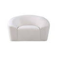 thumbnail image 6 of Meridian Furniture Riley Cream Velvet Chair, 6 of 8
