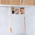 thumbnail image 4 of 2Pcs Under Table Cord Organizer No Drill Cable Management Basket Under Desk Wire Storage Tray, 4 of 8