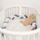 thumbnail image 5 of Almohada de bola de nudo largo tejida, bola de nudo, cama decorativa para habitación de niños, 5 of 5