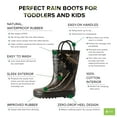 thumbnail image 3 of Oaki Kids Waterproof Rain Boots with Easy-On Handles, 3 of 3