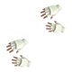thumbnail image 3 of sweethay 1 par de manoplas para mujer, práctica manopla Convertible para mantener el calor, fundas de mano simples para exteriores, accesorio de ropa Blanco 2piezas sweethay CBP205452, 3 of 6