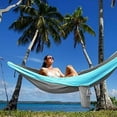 thumbnail image 5 of Camping Hammock,Portable Hammock with Tree Straps,Single & Double Hammock for Outdoor,Beach,Hiking,and Travel (Blue), 5 of 6
