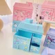 thumbnail image 5 of Caja de almacenamiento de escritorio con forma de casa de Sanrio, de Cinnamoroll, Kuromi, Kawaii, con bonitos dibujos de My Melody, contenedor para bolígrafos, regalos para niños, 5 of 5