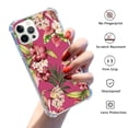 thumbnail image 2 of Flower and Leaves Case for iPhone 14 Pro Max,Aesthetic Colourful Floral Plant Case for Men Women,Unique Soft TPU Bumper Case Cover, 2 of 5