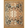 thumbnail image 2 of Unique Loom Outdoor Traditional Collection Area Rug - Royal (5' 3" x 7' 1" Rectangle Black Gold Brown/Red), 2 of 9