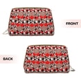 thumbnail image 3 of Xecao Hockey With Maple Leaves Print Fashion Makeup PVC Bag Large Capacity Travel Cosmetic Bag for Women Organizer Toiletry Clutch, 3 of 8
