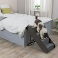 thumbnail image 2 of TRIXIE 4-Step Wooden Pet Stairs with Adjustable Height and Carpet Treads, Brown, 2 of 6