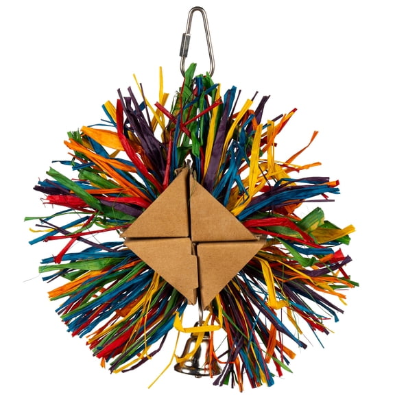 Prevue Pet Products Playfuls Raffia Rainbow Bird Toy