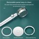 thumbnail image 5 of Yuarrent Cabezal de ducha, ducha de refuerzo de mano, rociador giratorio de alta presión de 360 ​​grados, ducha de hélice, interruptor de parada de Accesorios de baño Dorado Yuarrent HA028123-02, 5 of 6
