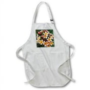3dRose Frangipani flowers, Jaguar Reef Resort, Belize - SA02 MWI0012 - Mark Williford, Medium Length Apron, 22 by 24-inch, With Pouch Pockets