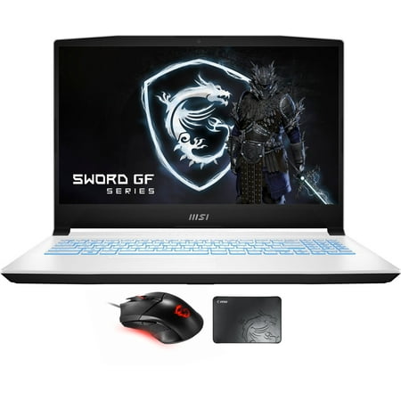 MSI Sword 15 Gaming/Entertainment Laptop (Intel i7-12650H 10-Core, 15.6in 144Hz Full HD (1920x1080), GeForce RTX 3070 Ti, 16GB RAM, Win 11 Home) with Clutch GM08 , Pad