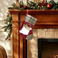 thumbnail image 6 of LIORAGLJ 9.06x6.69x0.79 Inch Christmas Stockings Decor 2-Pack Fabric Hanging Bags for Gift Candy Storage (Red), 6 of 6