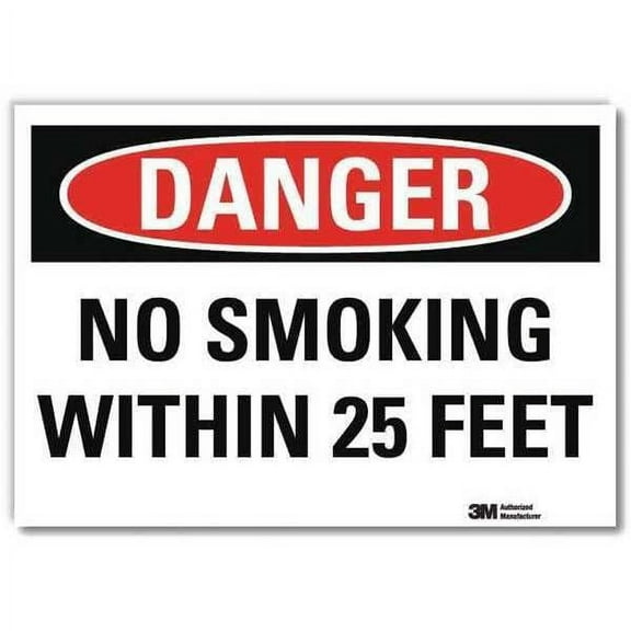 Lyle Danger Sign,10inx14in,Reflctv Sheeting U3-1862-RD_14X10