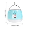 thumbnail image 3 of Lámpara Solar Para Acampar 4 Modos De Iluminación Luz De Tienda Recargable Luz Led Portátil De Mano Con Gancho Para Acampar Al Aire Libre Senderismo Kearding HA013058-00, 3 of 7