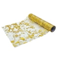 thumbnail image 4 of Camino de mesa Macarena decoración de mesa Cinta de embalaje DIY mantel para vacaciones otoño Pascua Fiesta de compromiso Oro 28x450cm, 4 of 7