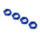thumbnail image 1 of Bewildely 4 Uds 1/5 rueda de montaje hexagonal RC pieza de actualización adaptador fuerte de aleación de aluminio para XMAXX RC pieza de coche Kits de construcción modelo Azul oscuro, 1 of 5