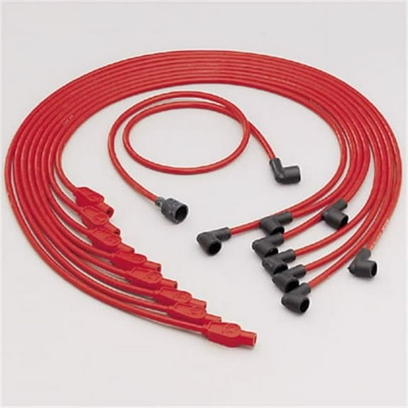 TAYLOR CABLE 73255 180 Degree Red Spiro-Pro Universal Spark Plug Wire Set