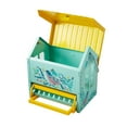 thumbnail image 6 of The Pioneer Woman Bird Ogee Metal Squirrel Proof Hopper Bird Feeder 5.5QT , Teal Yellow, 6 of 9