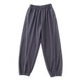 thumbnail image 5 of Teen Boys Sweatpants Athletic Pants for Girls with Pockets Adjustable Drawstring Trousers Kids Sweatpants Boys Athletic Pants Size 11-12 Years, 5 of 5