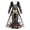1Black, variant on Xijirk Women's Halloween Crew Neck Flare Long Sleeve Maxi Dress Skeleton Rose Spider Web Print Gown for Halloween Party,5XL