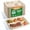 Natural, variant on OasisSN Compartment paper plates,Heavy Duty Divided Serving Plate, Eco-Friendly Biodegradable Food Container ServingTrays for School,Lunch Buffet,100pack,Natural