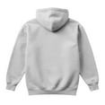 thumbnail image 3 of Dresfit Long Hoodies Mens Drawstring Plain Hoodie Fall Winter Solid Loose Outdoor Sweatshirts Cotton Hooded Big and Tall Pullover Light Gray M, 3 of 3