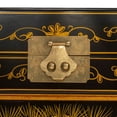 thumbnail image 6 of Oriental Furniture Ching Ming 40 Gallon Wood Storage Trunk, Black, 6 of 7
