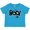 Turquoise, variant on Inktastic Halloween Boo with Spider and Web in Black Boys or Girls Toddler T-Shirt