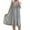 Grey, variant on Womens Nightgowns Womens Full Slip Built In Bra Dress Slim Sleeveless Sleepwear Fashion Solid Strap Camisole