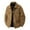 Coffee_007, variant on Domuza Mens Shirt Jacket Casual Stylish Long Sleeve Button Down Corduroy Jackets Fall Winter Shacket Loose Fit Quilted Outerwear with Pockets Army Green 3XL