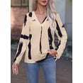 thumbnail image 5 of European and American Abstract Art Printed Shirt Women'S Long Sleeved Shirt Women'S Clothing  S, 5 of 6
