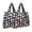 Set 2 M, Crazy Cats, variant on Wrapables Foldable Tote Nylon Reusable Grocery Bag (Set of 2), Classic Roses