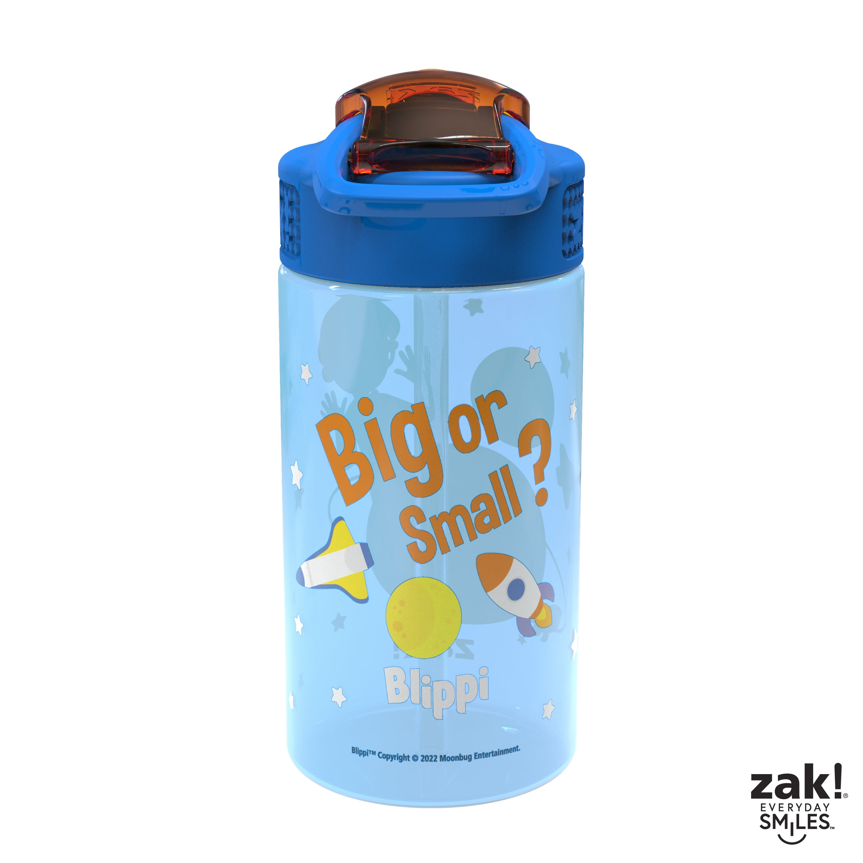 2-Pack 16oz Zak Designs Kids' Water Bottles: Bluey, Paw Patrol, Blippi
