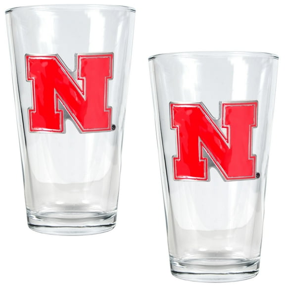 Nebraska Huskers 16oz. Pint Glass Set