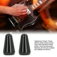 thumbnail image 3 of 2 Pcs Capuchons de Commutateur de Guitare Boutons de Remplacement Légers pour Guitares Électriques Style ST TL, 3 of 7