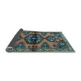 thumbnail image 2 of Ahgly Company Indoor Square Persian Light Blue Traditional Area Rugs, 8' Square, 2 of 4