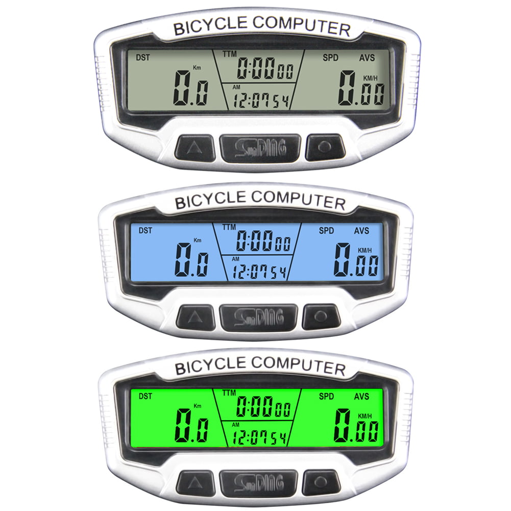 SUNDING MTB Bike Wired Speedometer Cycling Bicycle Digital LCD Computer 