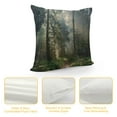 thumbnail image 4 of Leisuo  Nature Misty Throw Pillow Case Cushion Cover Home Office Decorative for Sofa Living Room Square, 4 of 5