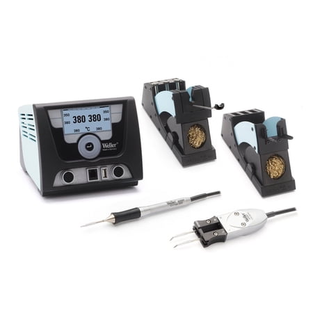 Weller / Cooper Tools - WX2021 - Dual Rework Station with 40W Soldering Pencil & Micro Tweezers